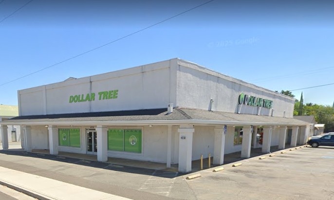 The single-tenant Dollar Tree at 4236 Shasta Dam Blvd., Shasta Lake, California.